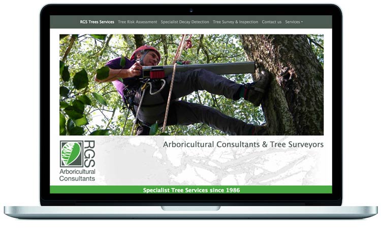 corporate arboricultural website design - web services and seo by McKie Associates